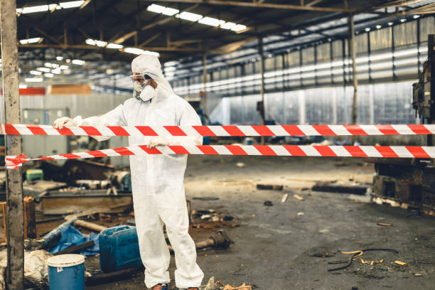Professional Trauma Scene Cleanup technician working in Folsom, NJ